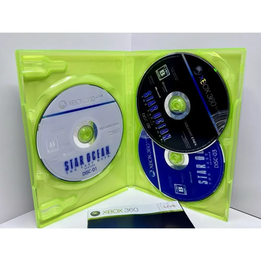 Star Ocean Xbox 360 Game with Manual Japan Import